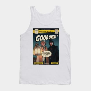 Good Omens Comic Book Tank Top